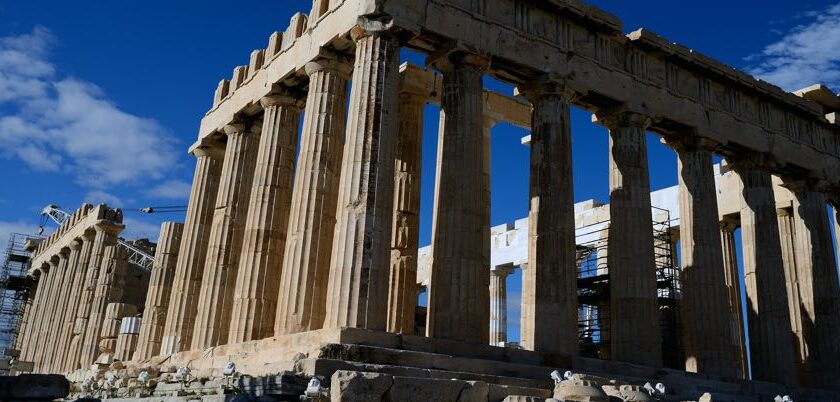 Parthenon byggnaden i Aten